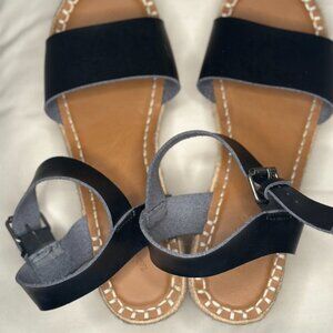 Universal Thread Rae 2” Platform Espadrille Sandals | Black and Tan Size 9.5